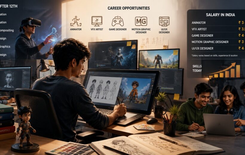 Animation Courses After 12th: Career Opportunities and Salary in India Animation Courses After 12th