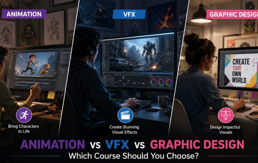 Animation vs VFX vs Graphic Design