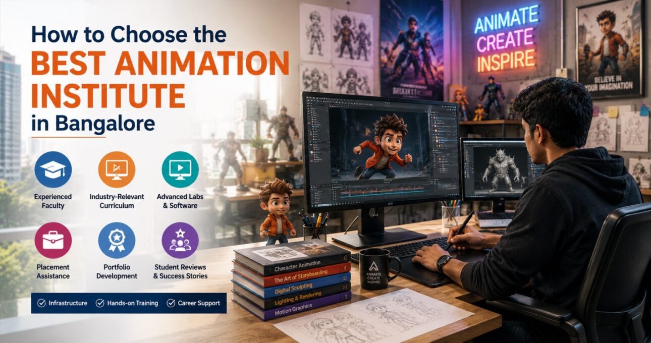 How to Choose the Best Animation Institute in Bangalore: A Complete Guide Best Animation Institute in Bangalore 1